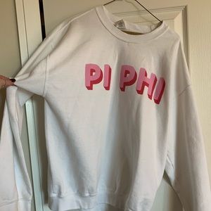 Pi Phi Angel Wings Sweatshirt Size L